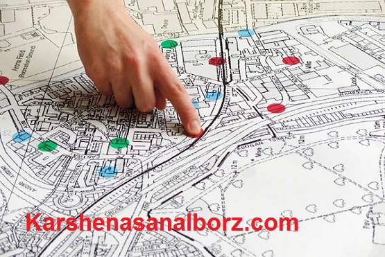 پیاده کردن نقشه های ثبتی و ترازیابی - کارشناسان البرز