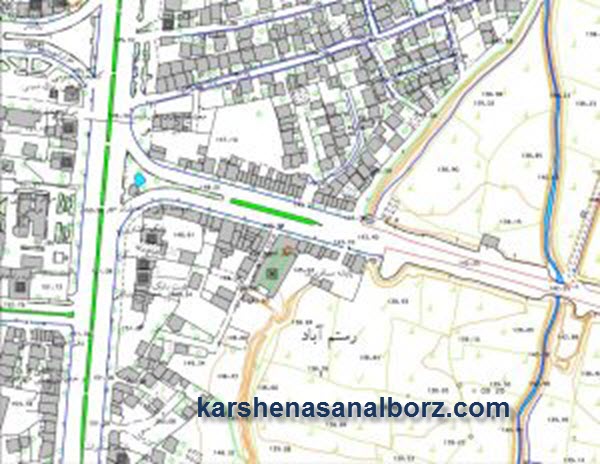 پیاده کردن پلاک ثبتی بر روی زمین و نقشه - کارشناسان البرز