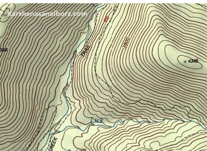 تفسیر نقشه توپوگرافی توسط کارشناسان البرز