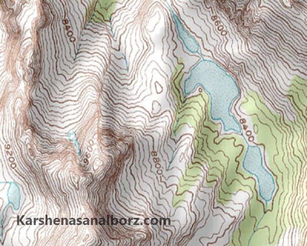 تفسیر نقشه توپوگرافی توسط کارشناسان البرز