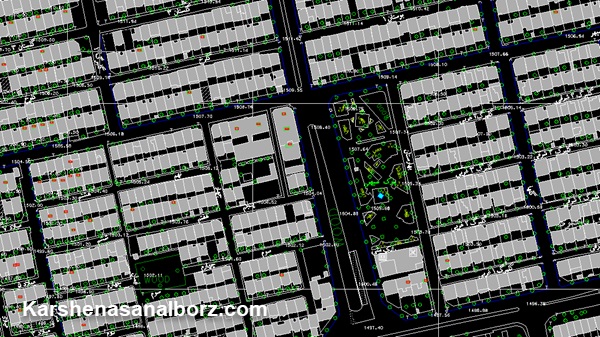 نقشه هوایی پلاک ثبتی در کرج - کارشناسان البرز